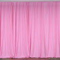10 Ft Wide by 9 Ft High Polyester Backdrop Drape Panel - Light Pink