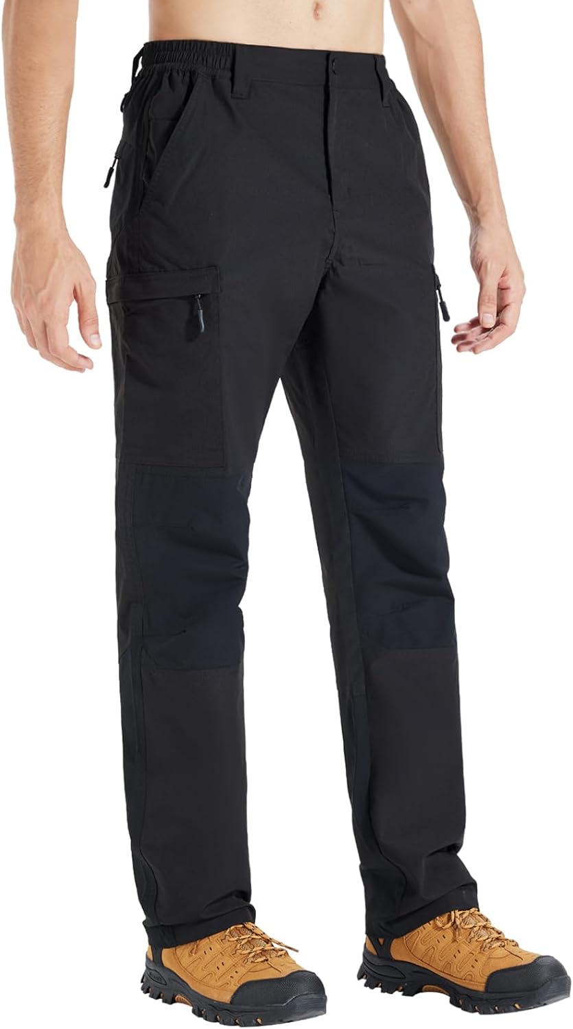 LOOGU Camo Hunting Pants for Men - Water-Resistant & Quiet