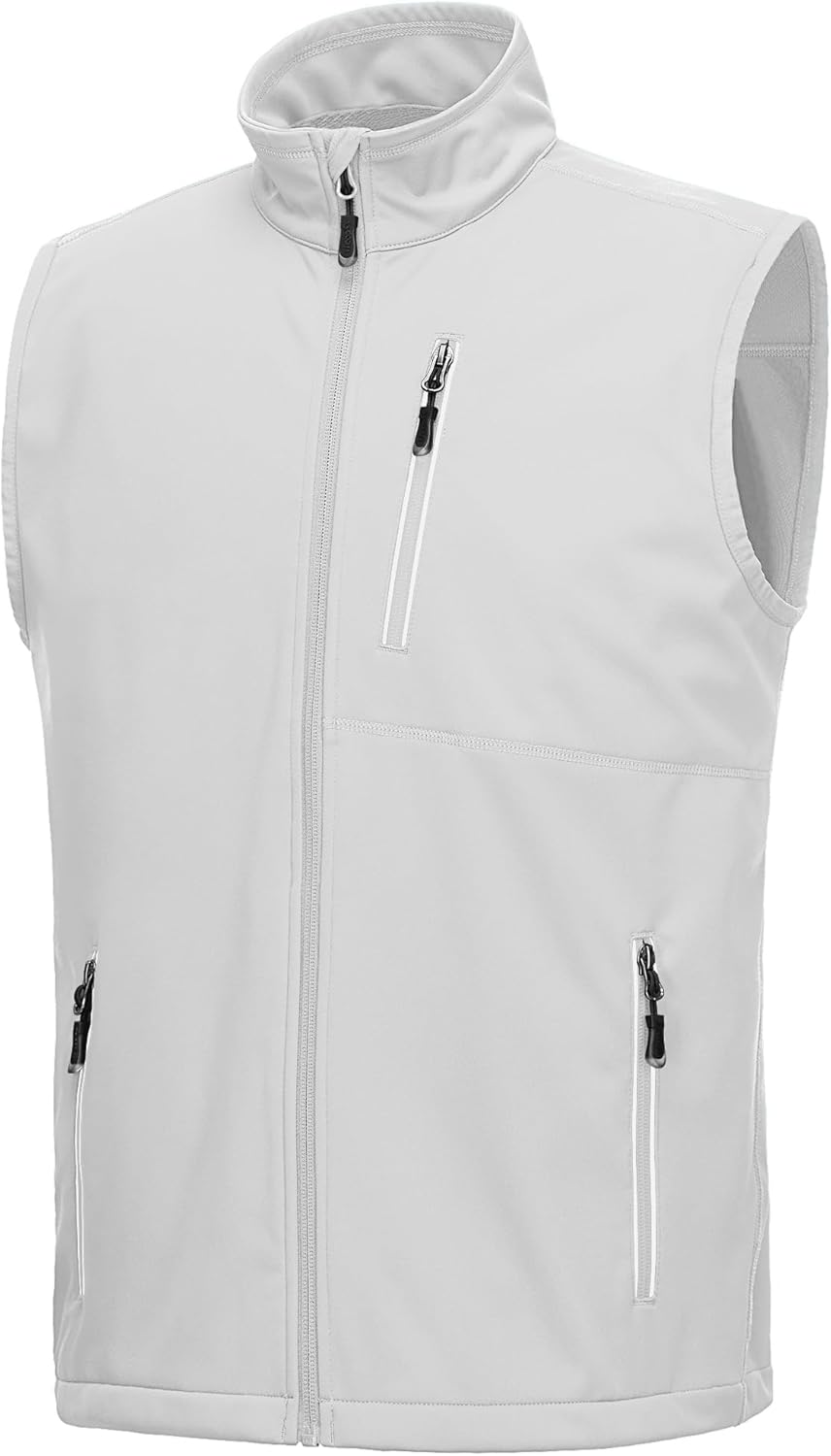 33,000ft Men's Windproof Lightweight Golf Vest for Outdoor Sports