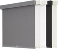 Blackout Roller Shades 15in x 72in Grey - Cordless Free-Stop Light