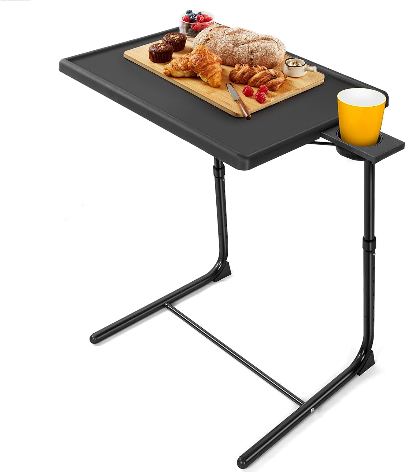 LORYERGO TV Tray - Adjustable Folding Table for Ultimate Comfort
