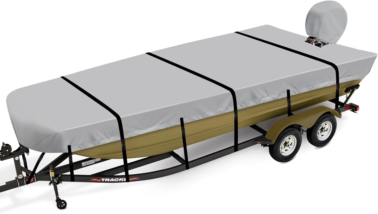 Heavy Duty Waterproof Jon Boat Cover 14 ft for All Seasons