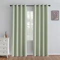 Sage Green Curtains 84 Inch Length for Living Room and Bedroom