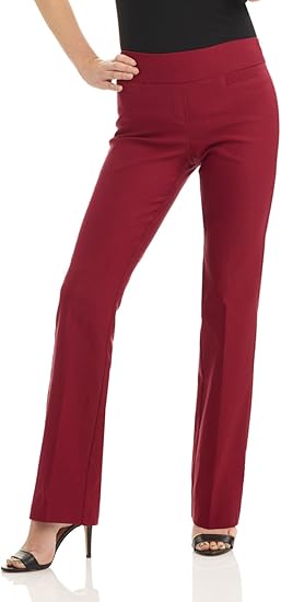 Rekucci Womens Ease into Comfort Bootcut Pant for Everyday Wear