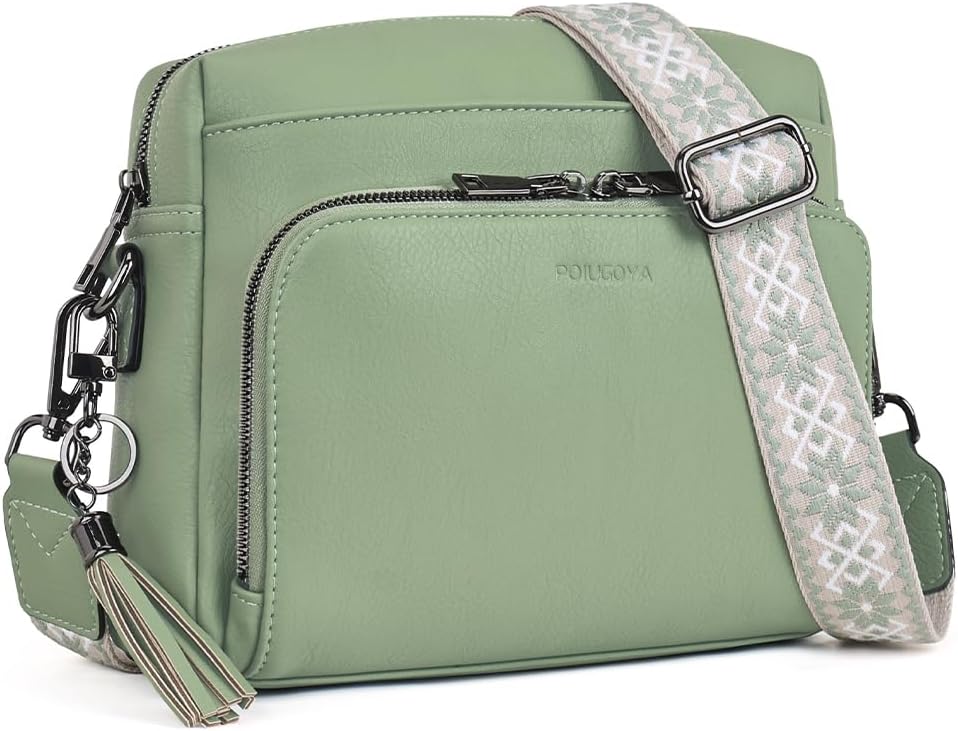POIUGOYA Crossbody Purses for Women with RFID Wallet Design