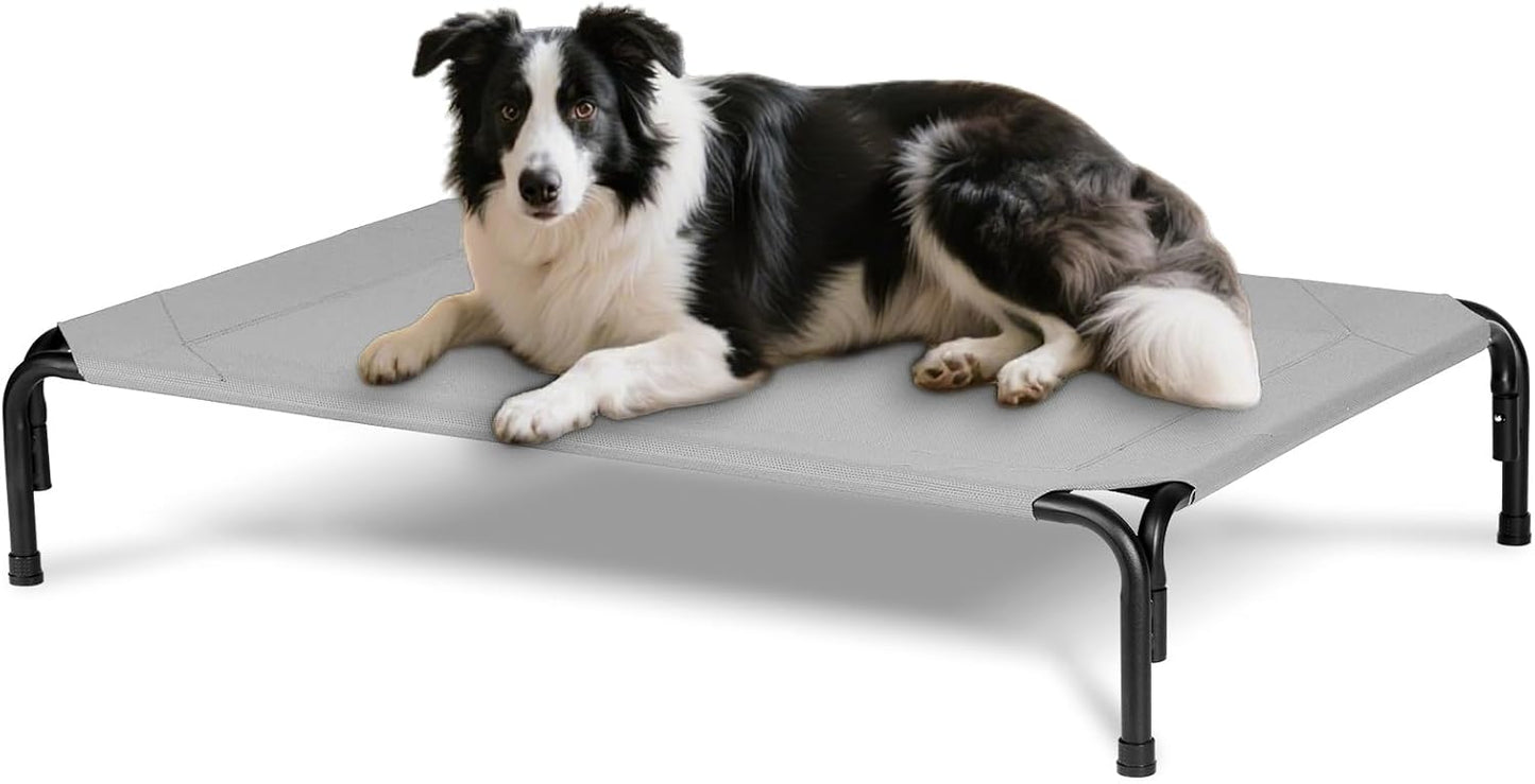 Elevated Dog Bed for Large Dogs - Durable Outdoor Cot