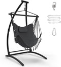 Outdoor Hammock Chair w/ Stand - Relaxed Seating | 300 lbs Cap