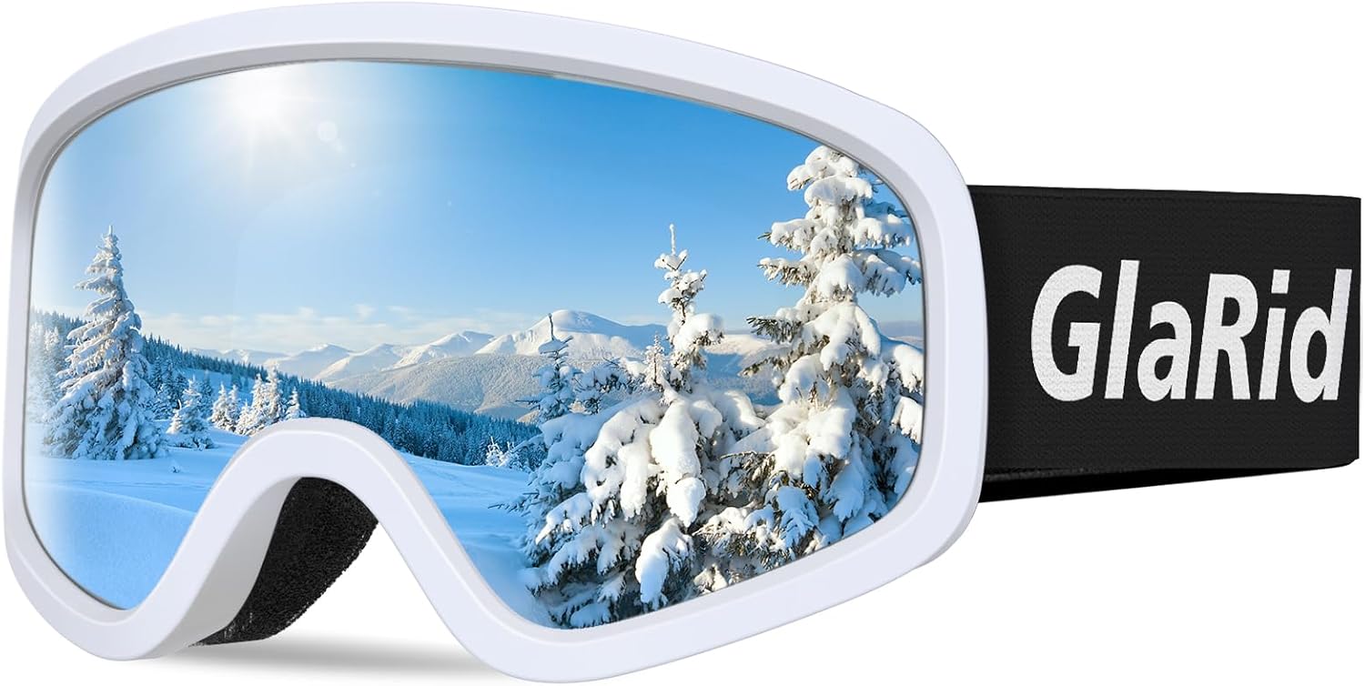 GlaRid Kids Ski Goggles: Ultimate UV Protection!