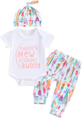 Newborn Baby Fishing Romper Set - Cozy 3-Piece Coming Home Outfit