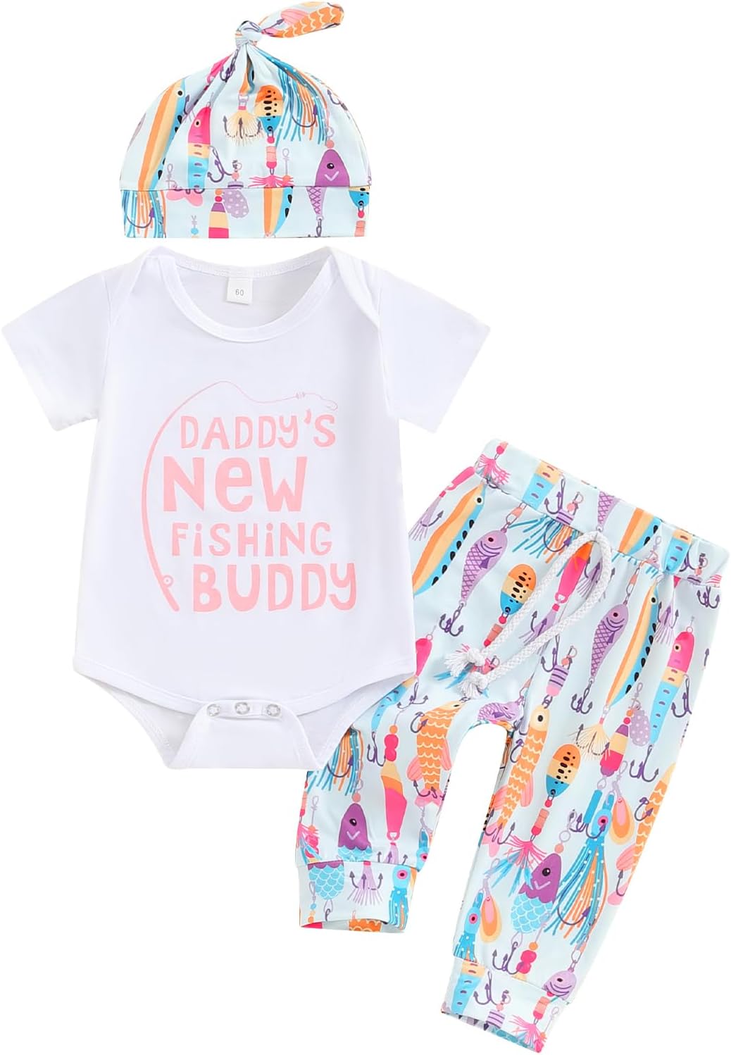 Adorable 3Pcs Summer Outfit Set for Newborns by Youweixiong