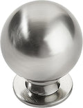 khtmeware 10 Pack 1-1/4 in Brushed Satin Nickel Cabinet Knobs - Heavy
