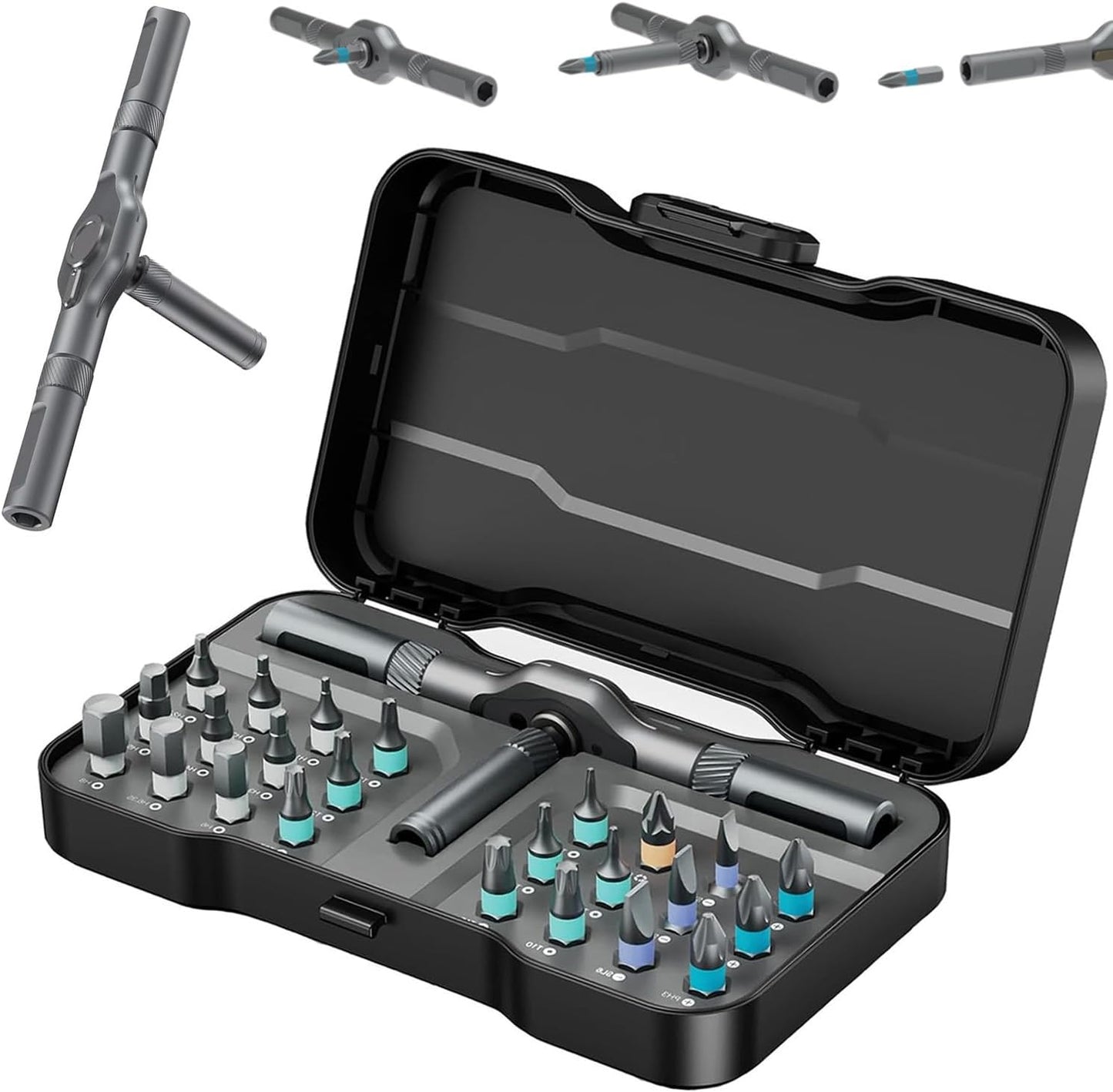 24 in 1 Magnetic Ratchet Screwdriver Set for DIY Projects