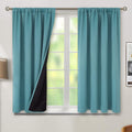 BGment Thermal Insulated 100% Blackout Curtains Sea Teal - Full Room