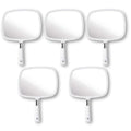 Handheld Mirror Pack of 5 Large Salon Mirrors - Distortion Free HD