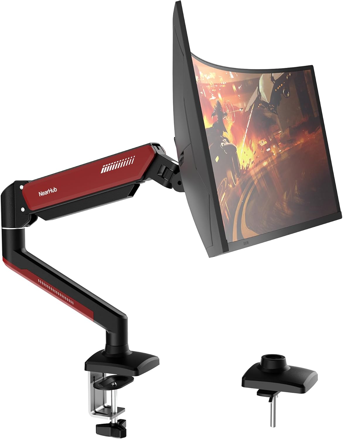 Gaming Monitor Mount for 13-32 in Screens with 360 Rotation