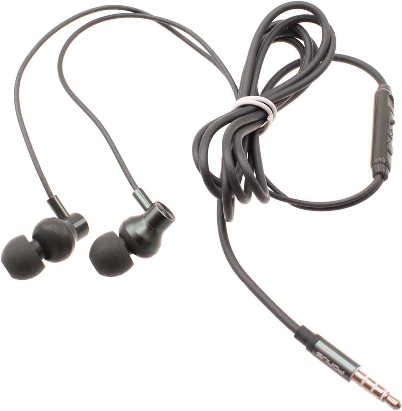 Hi-Fi Wired Earphones for Lenovo Tab - Handsfree Mic, Metal Earbuds