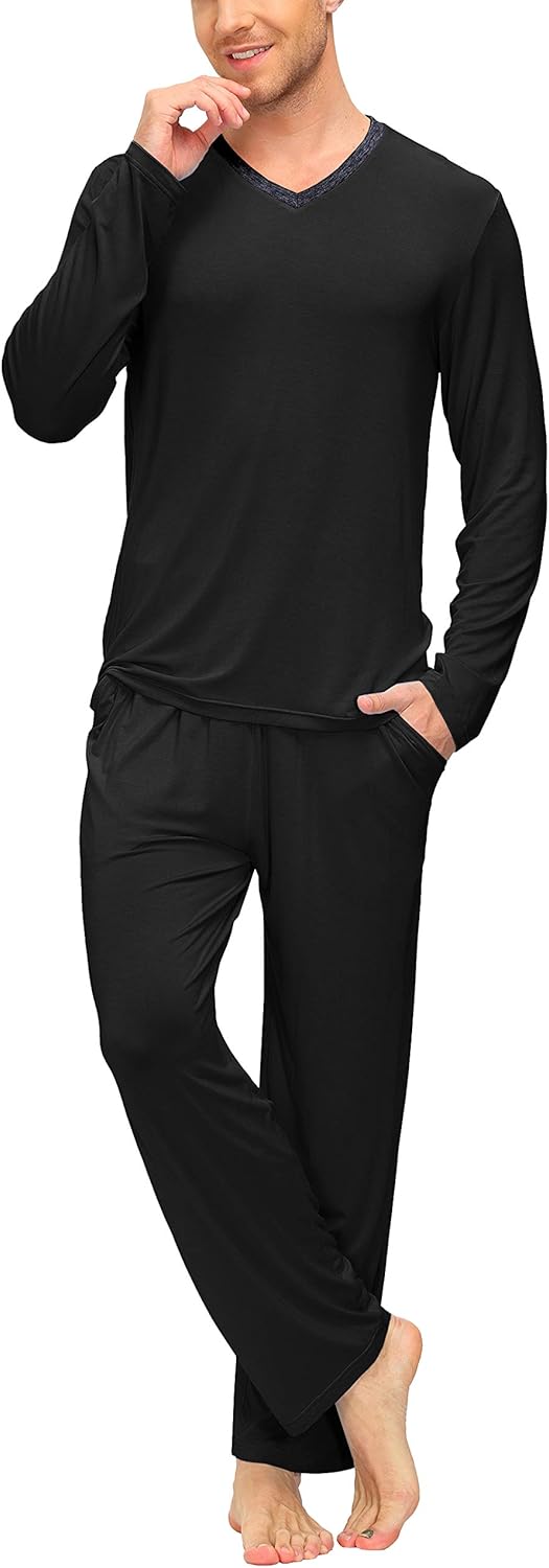JINSHI Men's Pajama Sets for Ultimate Comfort and Style