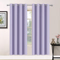 Yakamok Room Darkening Grommet Blackout Curtains 52x72 - Thermal