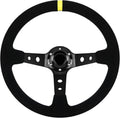 13.6in Universal Grip Suede Deep Dish Racing Steering Wheel