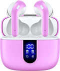 Bluetooth Headphones True Wireless Earbuds with LED Power Display