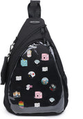 Oxford Ita Bag Kawaii Pin Display Chest Pack for Fashion Lovers