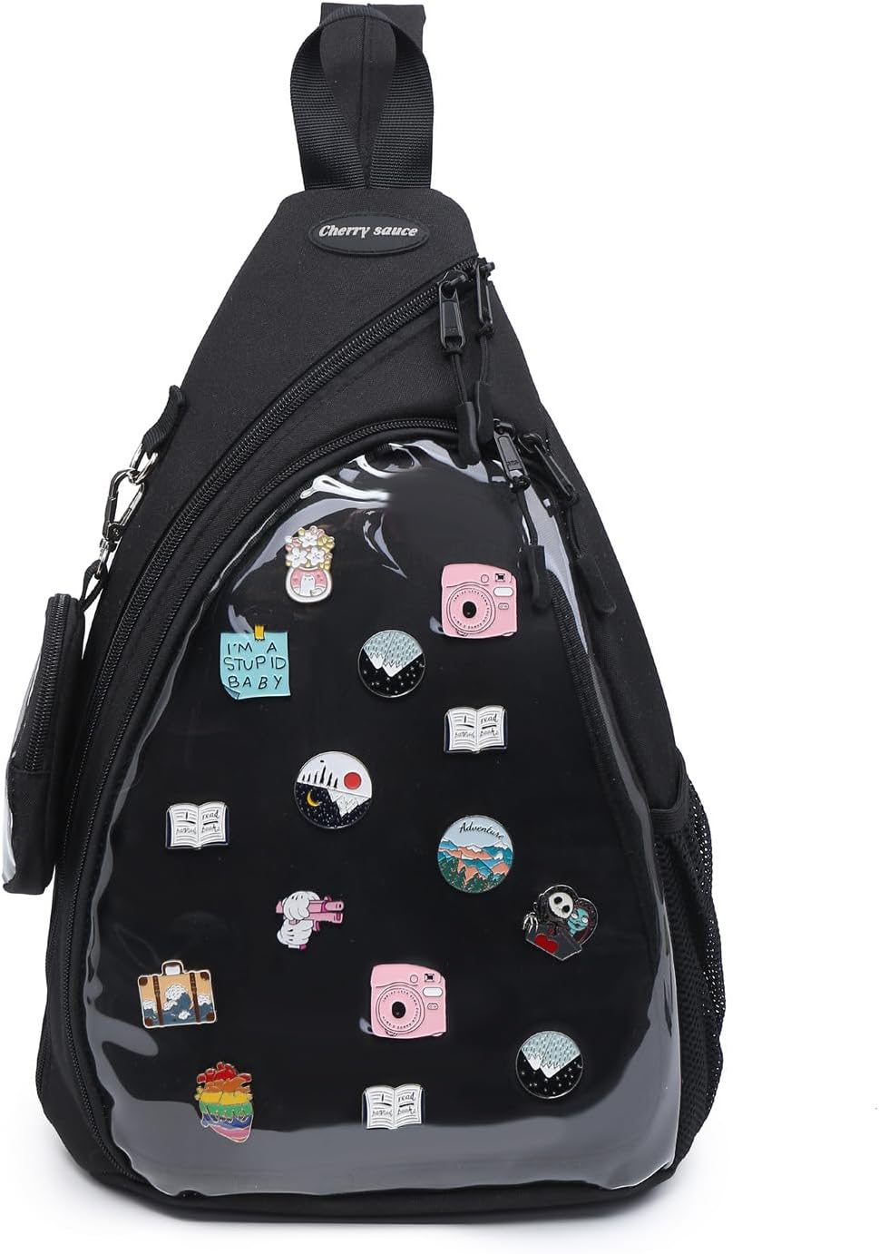 Oxford Ita Bag Kawaii Pin Display Chest Pack for Fashion Lovers