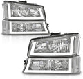 PIT66 LED Headlight Compatible with 2003-2006 Chevy Silverado - Bright