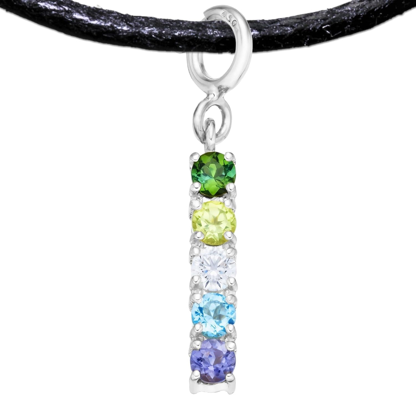 PRIDE Fashion Flags Pendant with Natural Gemstones for Self-Expression