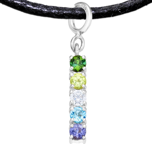 PRIDE Fashion Flags Pendant with Natural Gemstones for Self-Expression