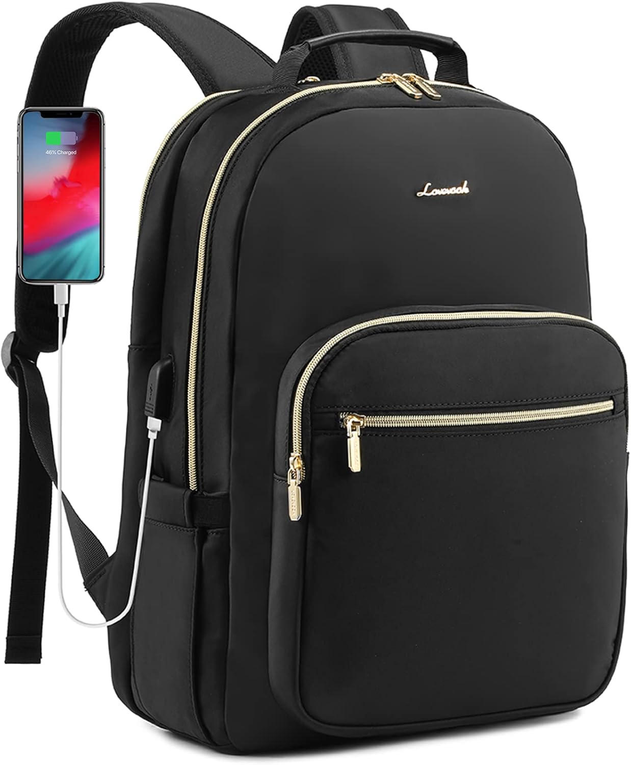 LOVEVOOK Laptop Backpack Purse for Women with USB Port