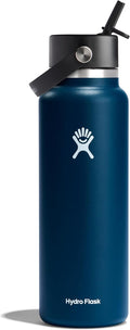 Hydro Flask Water Bottle 40 Oz Indigo Blue for On-the-Go Hydration