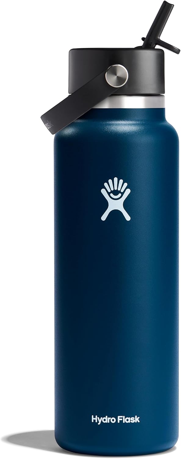 Hydro Flask Water Bottle 40 Oz Indigo Blue for On-the-Go Hydration