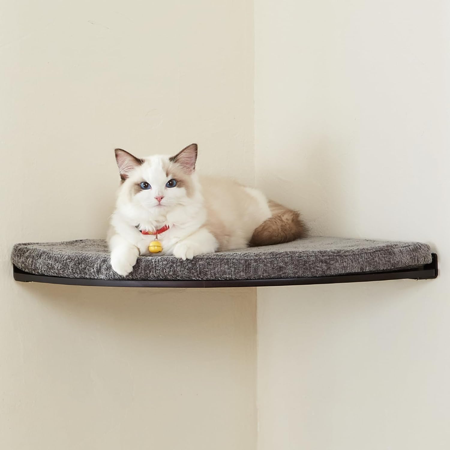 Wall Mounted Corner Cat Bed - Cozy Cat Shelf for Indoor Cats