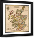 Scotland 1817 15x17 Black Modern Wood Framed Print - Museum Giclee