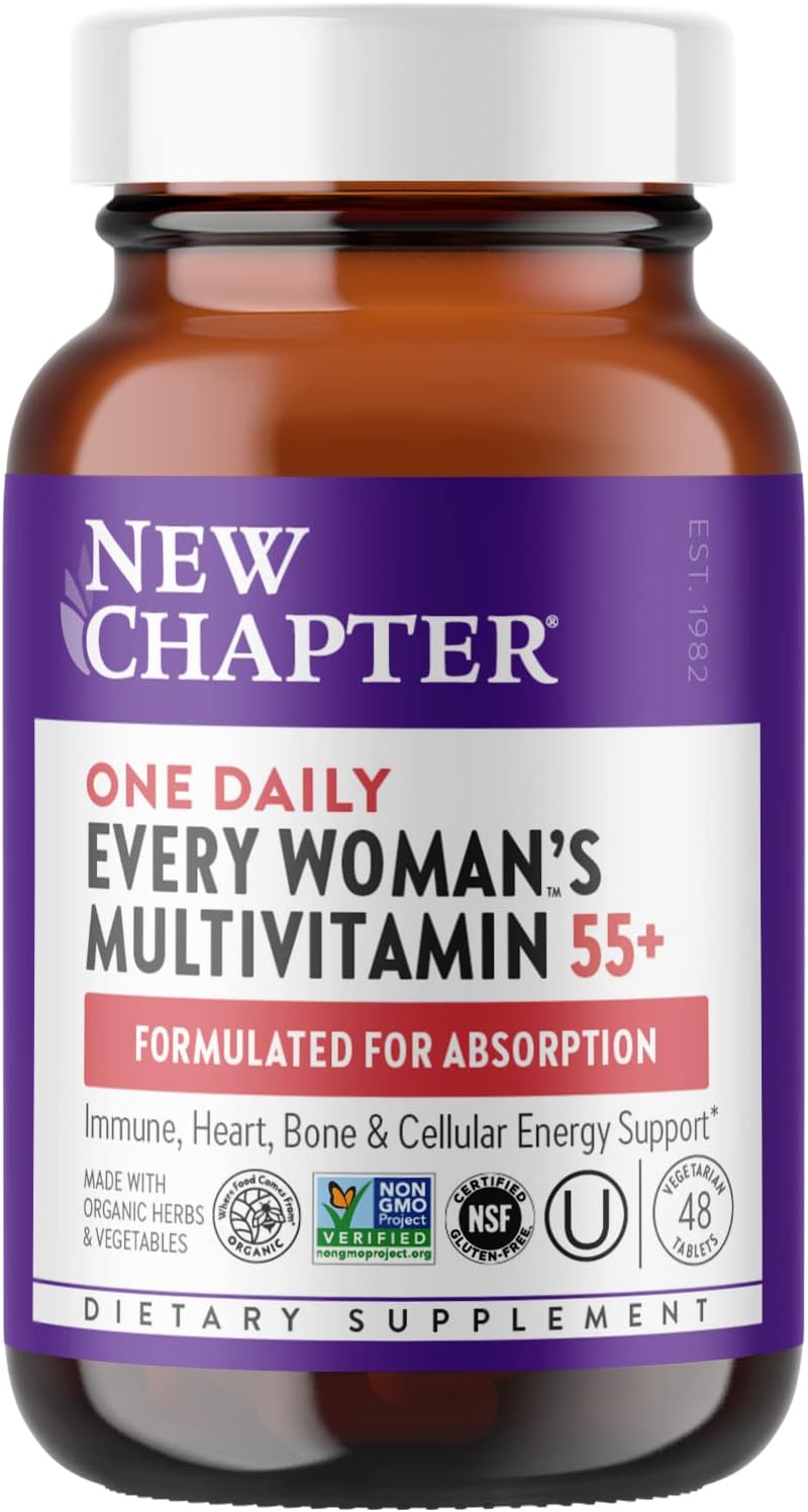 New Chapter Women's Multivitamin 50 Plus for Energy & Health