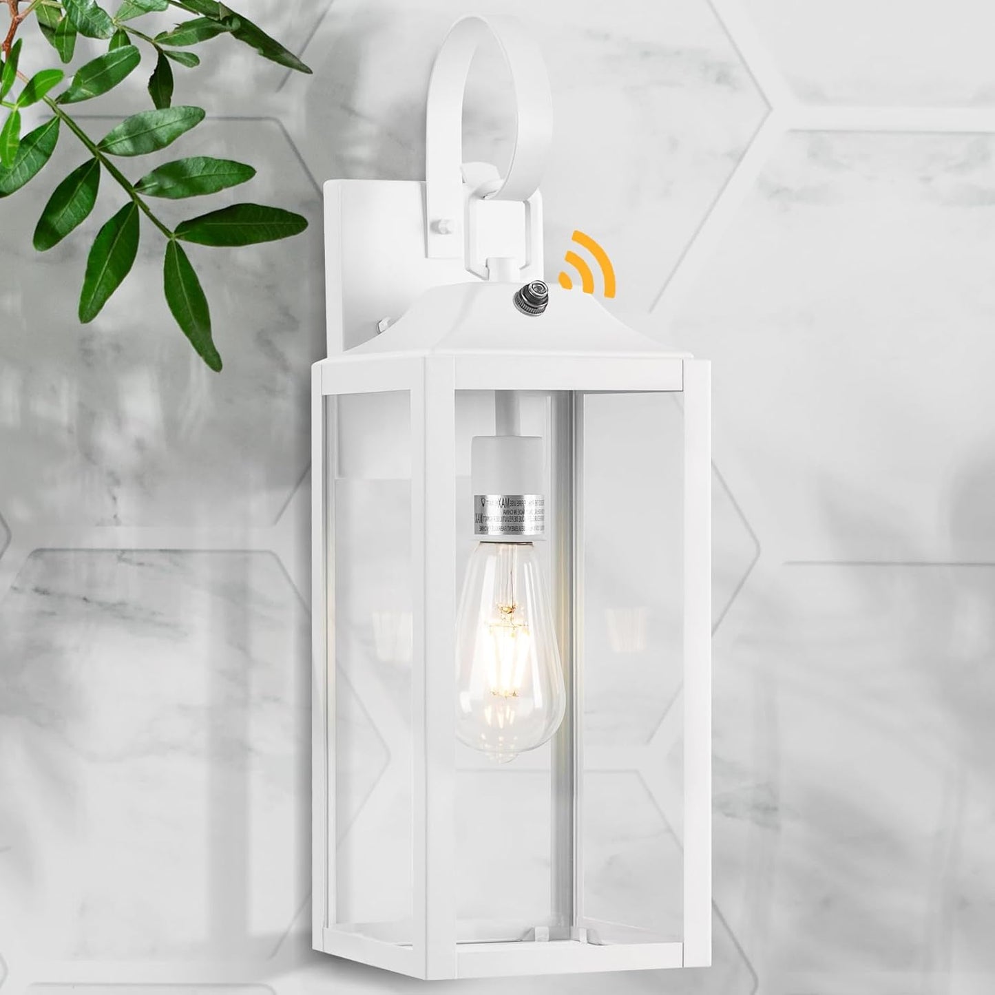 19 Inch Large Dusk to Dawn Outdoor Wall Light for Modern Homes