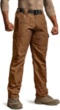 CQR Men's Tactical Pants for Men - Water Resistant Ripstop EDC