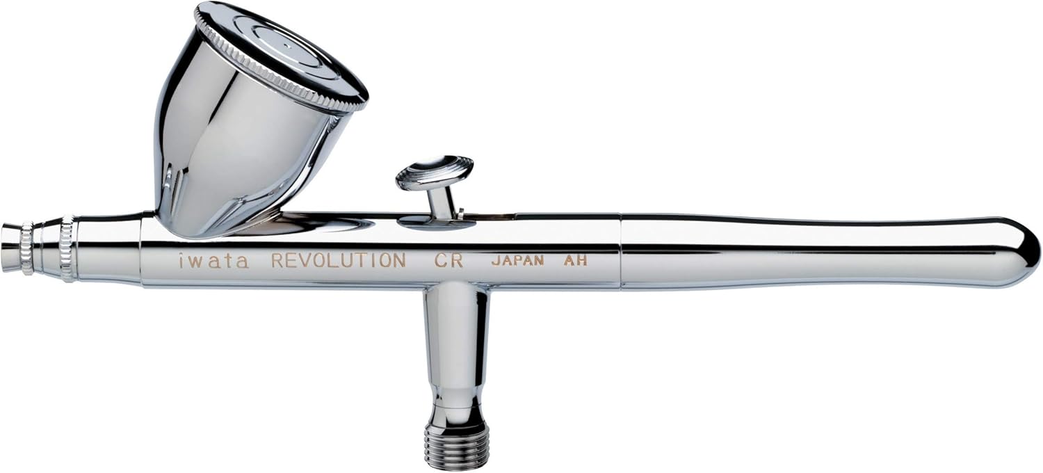 Iwata Revolution CR Airbrush: Precision Dual Action Tool for Artists
