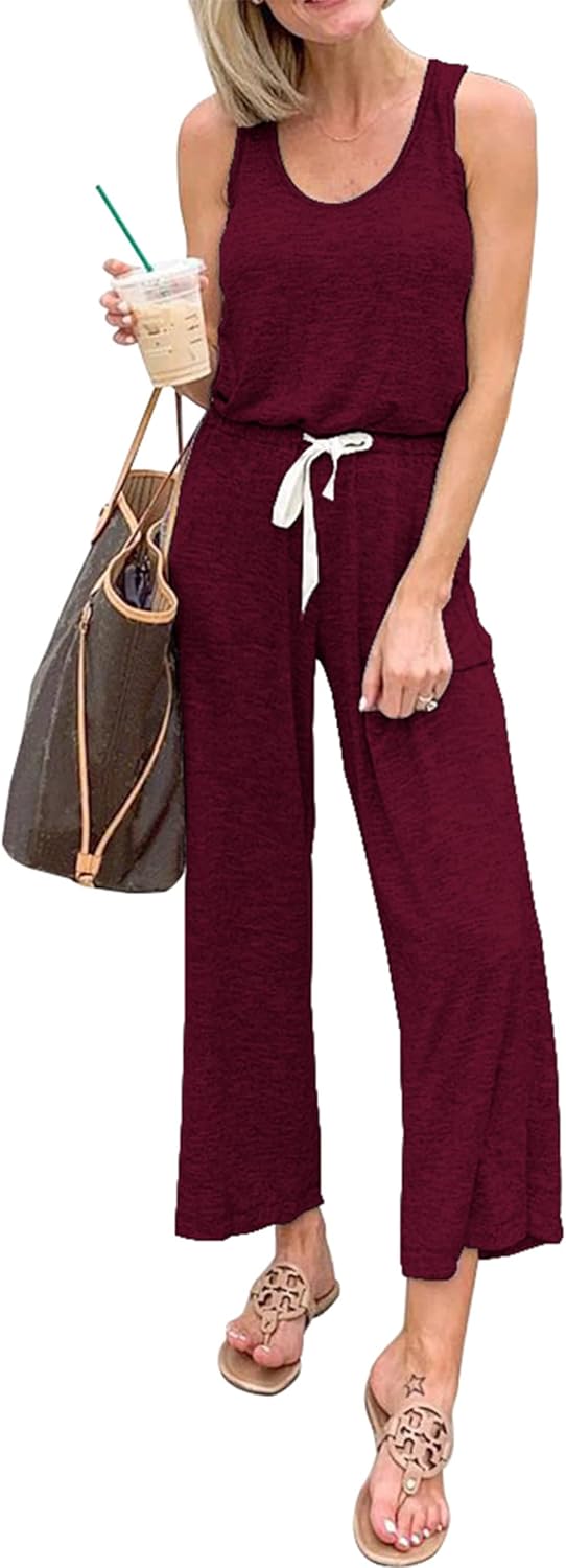 PRETTYGARDEN One Piece Jumpsuits for Women - Summer Casual Style