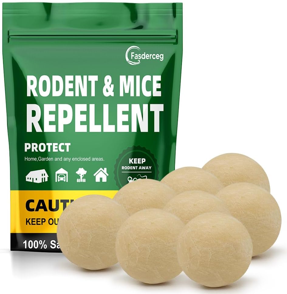 8Pcs Peppermint Rat & Mouse Repellent Balls
