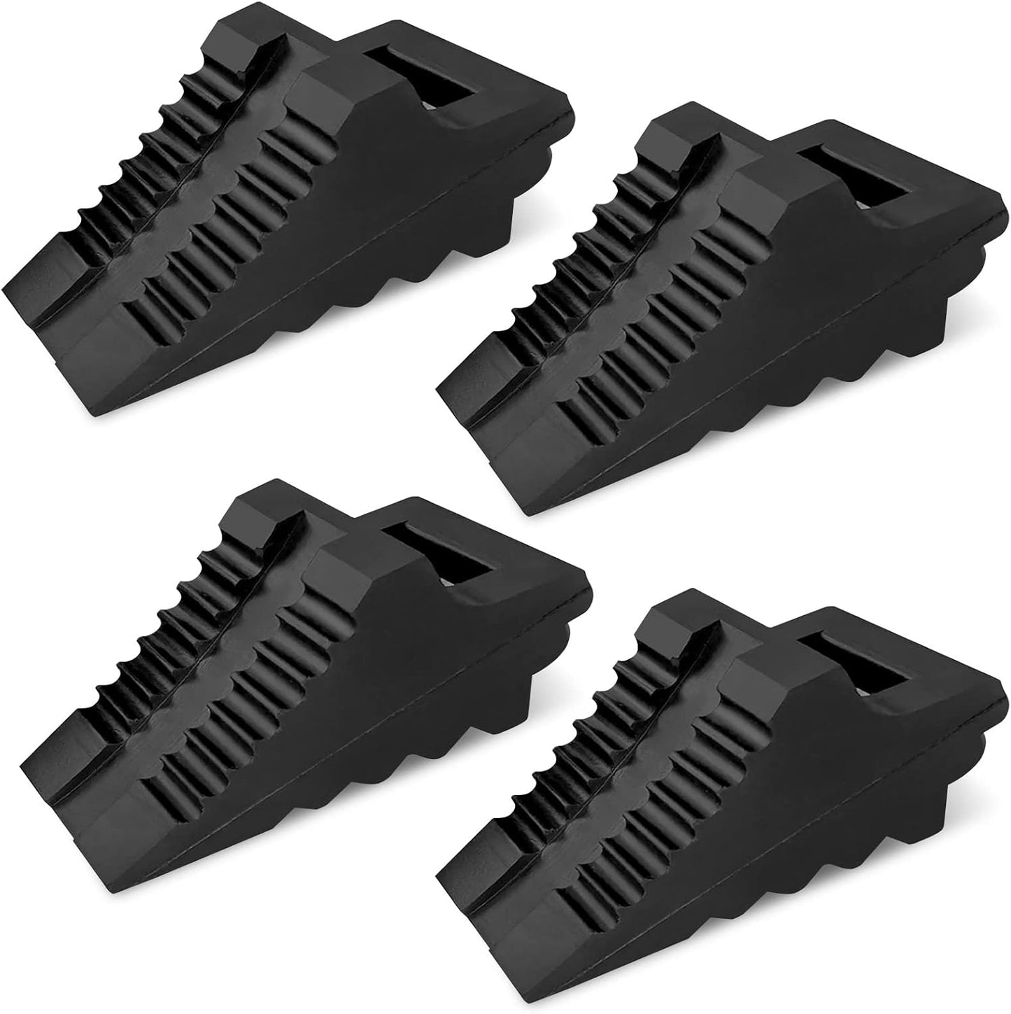 ROBLOCK Solid Rubber Wheel Chocks for Heavy Duty Trailers