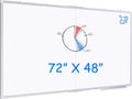 Magnetic White Board Dry Erase Board for Wall, 72in x 48in