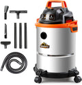 Armor All VO408S 4 Gallon Stainless Steel Wet-Dry Vacuum - Strong