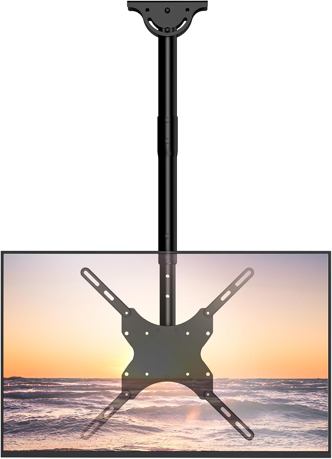 WALI Adjustable Ceiling TV Mount for 26-65 Inch Screens, Up to 110 Lbs