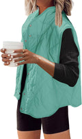 Womens Puffer Vest Quilted Oversized Lightweight Puffy Jacket - Cozy