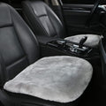 Sheepskin Car Seat Cushion Pair - Soft, Non-slip Front Seat Pads