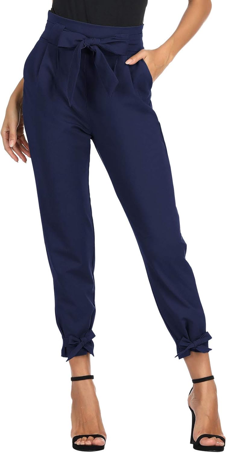 GRACE KARIN Womens Casual High Waist Pencil Pants with Pockets