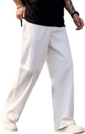 Casual Wear Distressed Wide Leg Denim Pants for Men