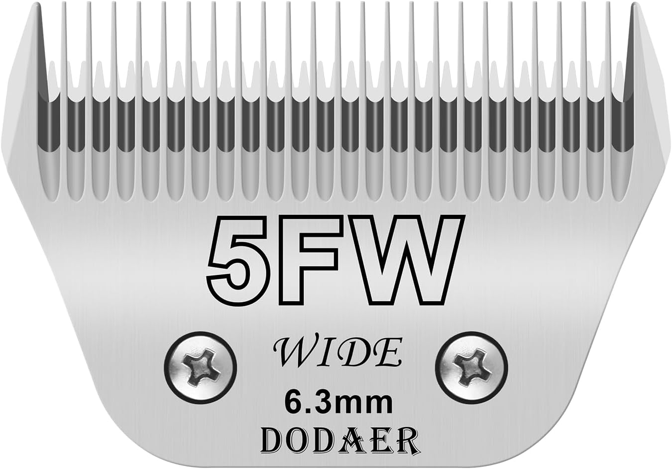5FW Detachable Dog Grooming Wide Blades for Efficient Trimming