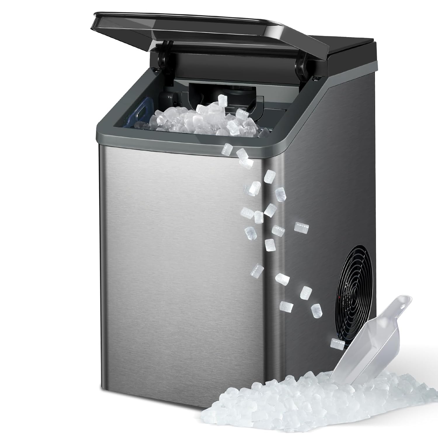 Gevi Nugget Ice Maker: Self-Cleaning & Stylish!